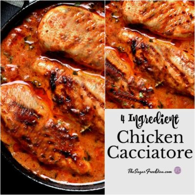 4 Ingredient Chicken Cacciatore