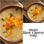 Homemade Beer Cheese Soup