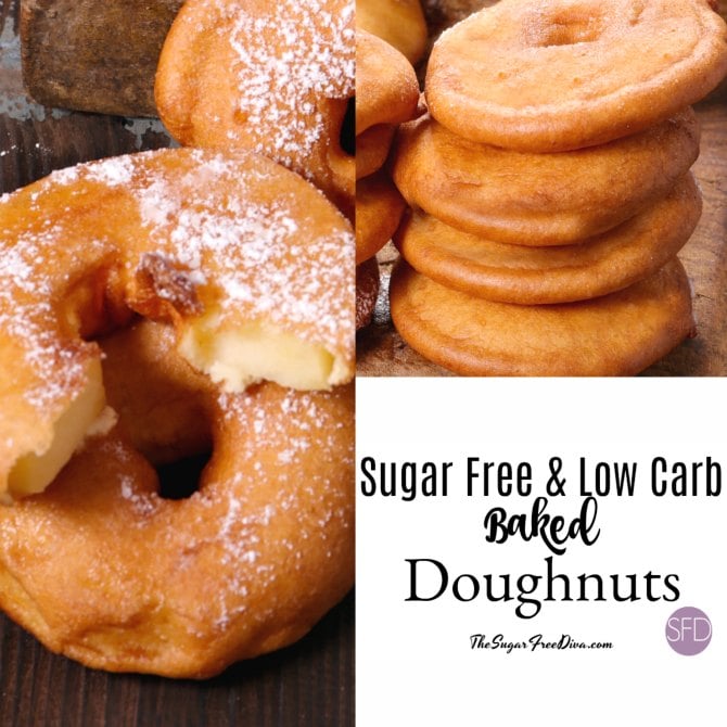 Sugar Free and Low Carb Baked Doughnuts