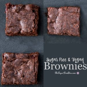 Sugar Free and Vegan Brownies