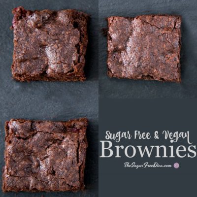 Sugar Free and Vegan Brownies