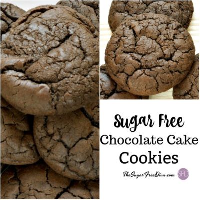 Sugar Free Chocolate Cake Cookies