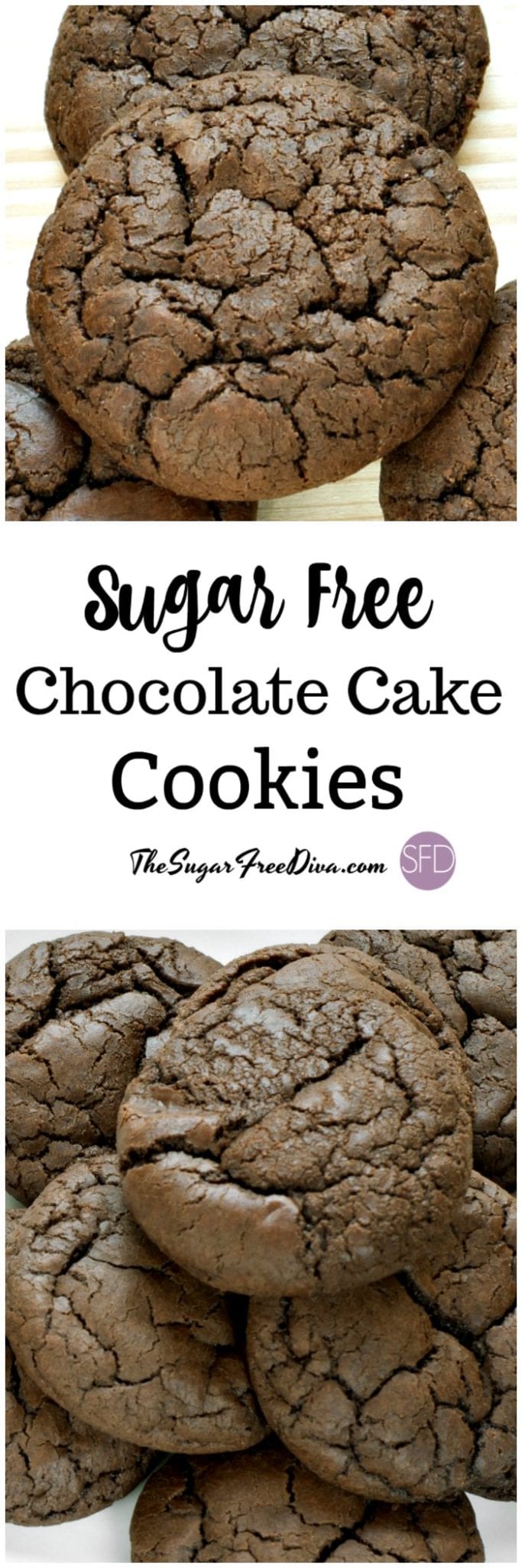 Sugar Free Chocolate Cake Cookies