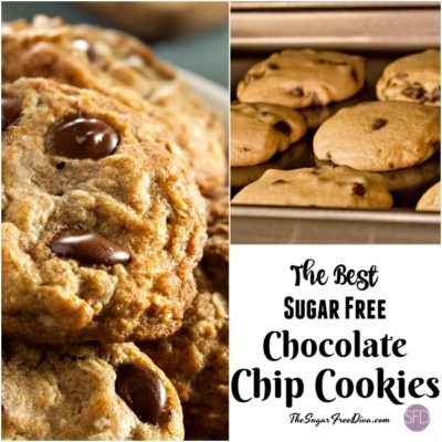 The Best Sugar Free Chocolate Chip Cookies