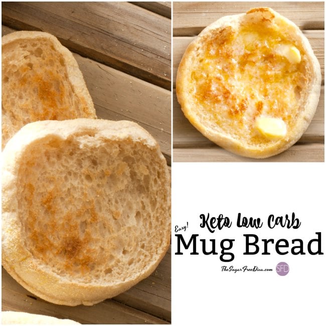 Keto Low Carb Mug Bread.