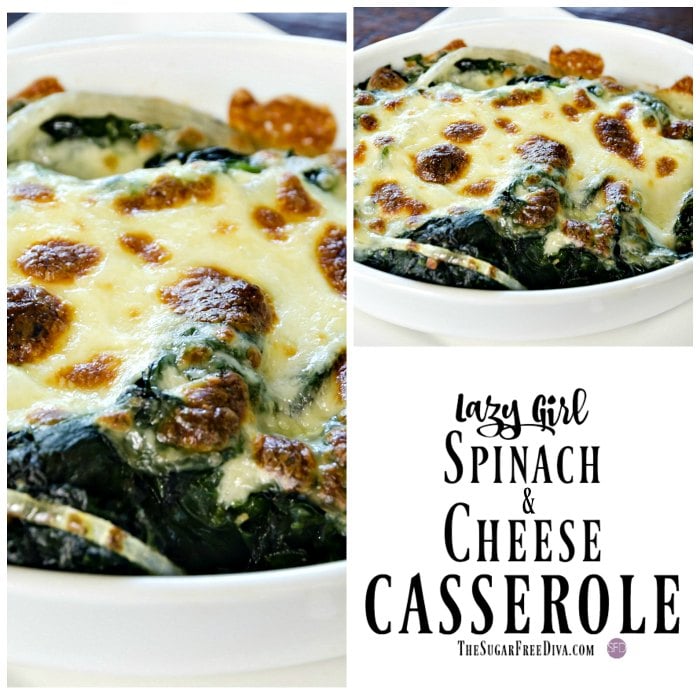 Lazy Girl Spinach and Cheese Casserole