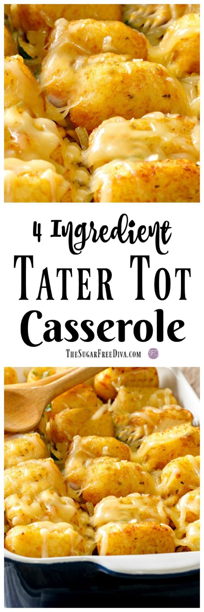 4 Ingredient Tater Tot Casserole