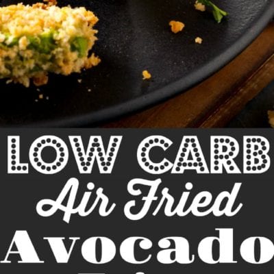 Low Carb Air Fried Avocado Fries