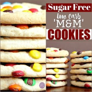 Sugar Free Low Carb 'M & M' Cookies