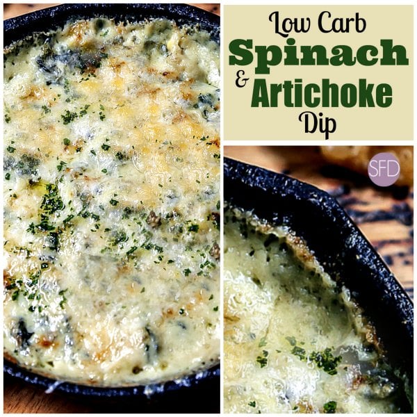 Low Carb Spinach and Artichoke Dip