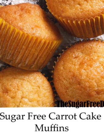 Sugar Free Carrot Cake Muffins