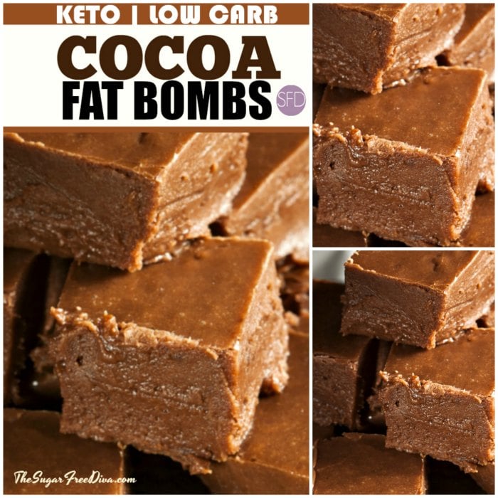 KETO LOW CARB COCOA FAT BOMBS
