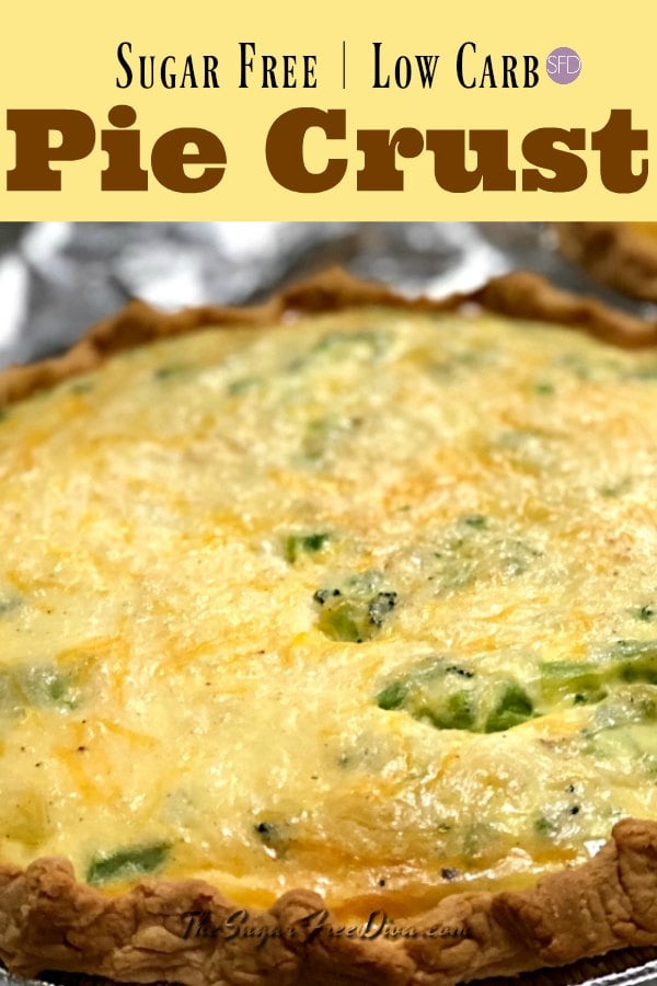 Sugar Free Low Carb Pie Crust #keto #sugarfree #lowcarb