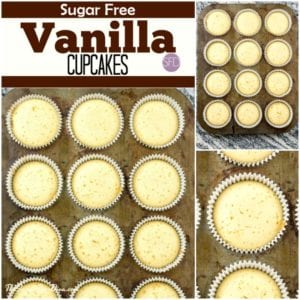 Sugar Free Vanilla Cupcakes