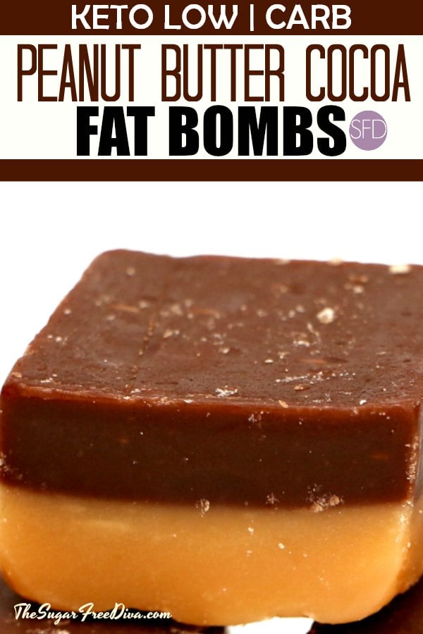 KETO LOW CARB Peanut Butter Cocoa FAT BOMBS