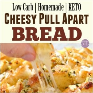 Low Carb Cheesy Pull Apart Bread