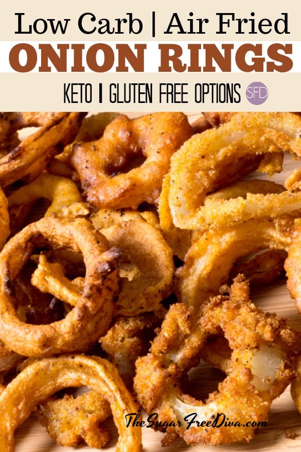 Really easy and Yummy Low Carb Air Fried Onion Rings