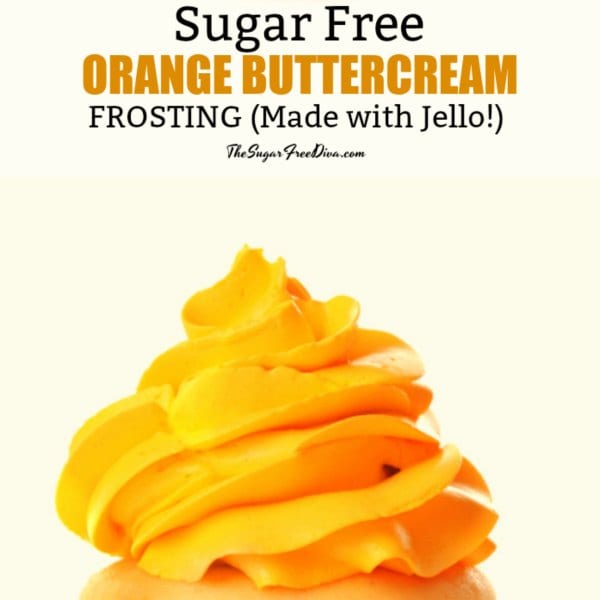 Sugar Free Orange Buttercream Frosting