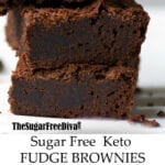 Keto Sugar Free Fudge Brownies