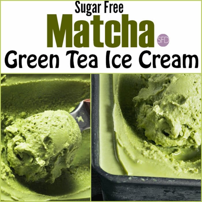 Sugar Free Matcha Green Tea Ice Cream
