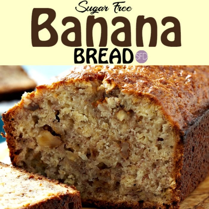 This recipe for Sugar Free Banana Bread is really delicious.