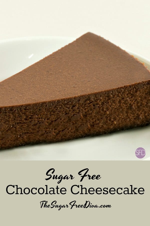 Sugar Free Chocolate Cheesecake