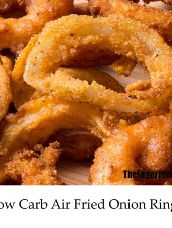 Low Carb Air Fried Onion Rings