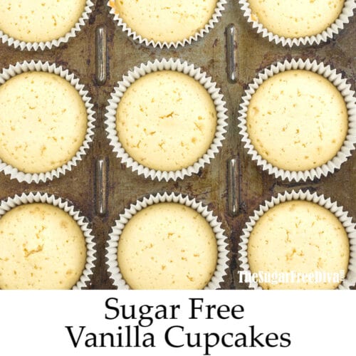 Sugar Free Vanilla Cupcakes