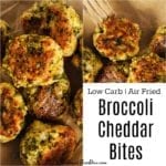 Low Carb Broccoli Cheddar Bites