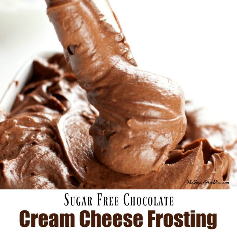 Sugar Free Chocolate Cream Cheese Frosting THE SUGAR FREE DIVA