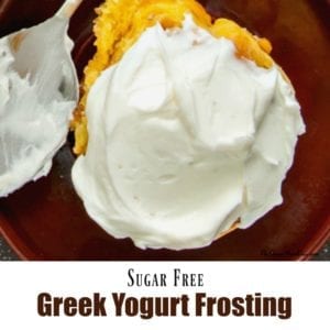 Sugar Free Greek Yogurt Frosting