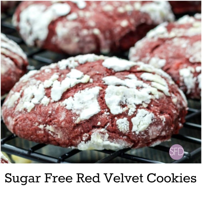 Sugar Free Red Velvet Cookies