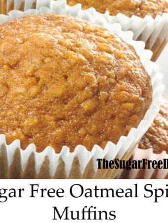 Sugar Free Oatmeal Spice Muffins