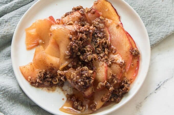 No Added Sugar Crustless Apple Pie