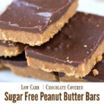 Sugar Free Peanut Butter Bars
