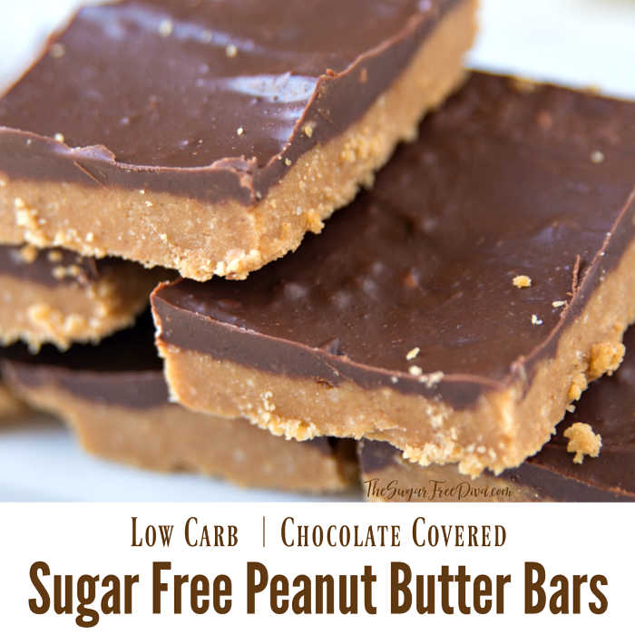 Sugar Free Peanut Butter Bars