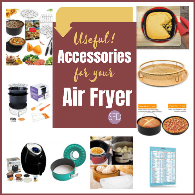 The Silicone Kitchen Air Fryer Liner Silicone Pot Basket with Air Fryer Magnet Cheat Sheet