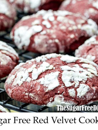 Sugar Free Red Velvet Cookies