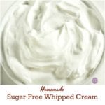 Sugar Free Whipped Cream
