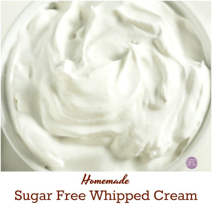 Sugar Free Whipped Cream - The Sugar Free Diva