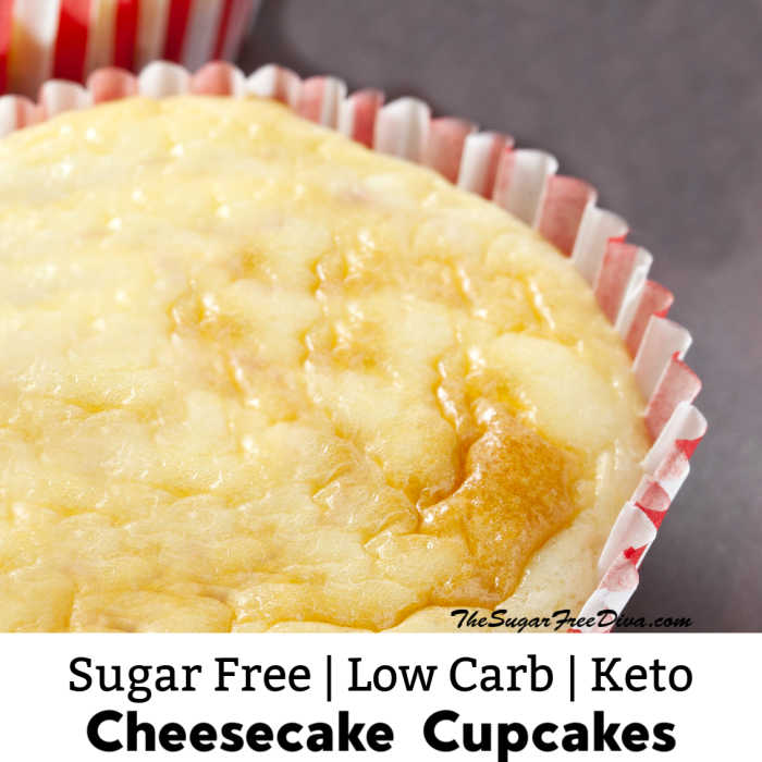 Sugar Free Low Cab Cheesecake Muffins