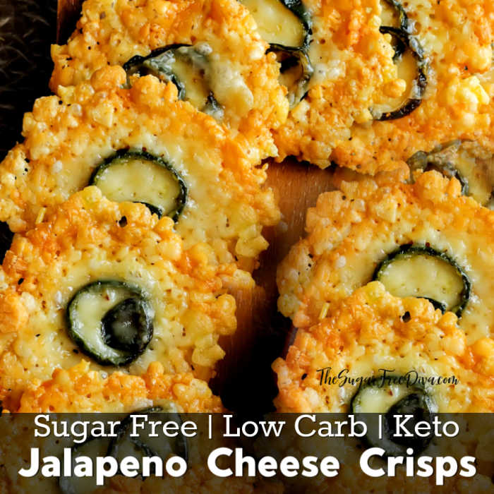 Low Carb Jalapeno Cheese Crisps