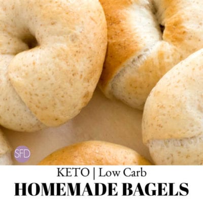 Low Carb Homemade Bagels - THE SUGAR FREE DIVA