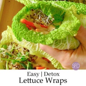 Easy Vegan Detox Lettuce Wraps