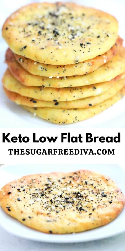 Keto Low Carb Flatbread THE SUGAR FREE DIVA