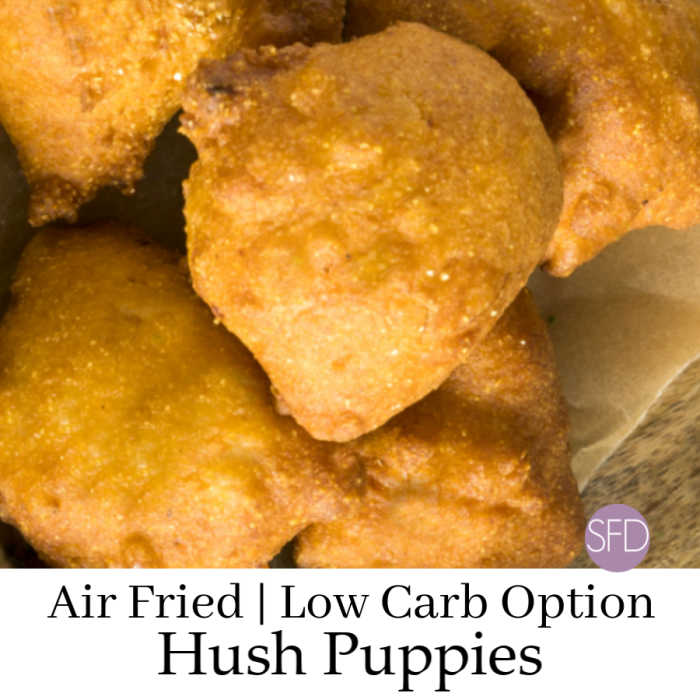 Air Fried Low Carb Hush Puppies 
