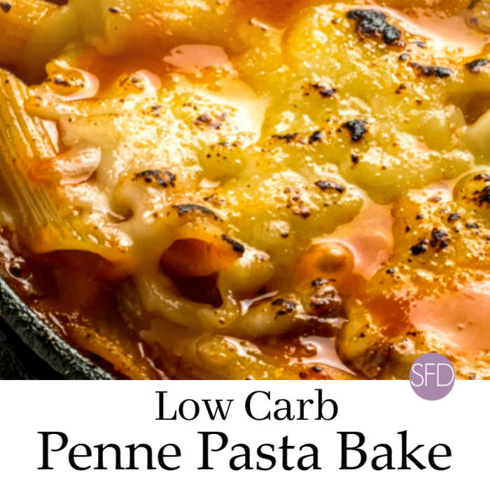 Low Carb Penne Pasta Bake