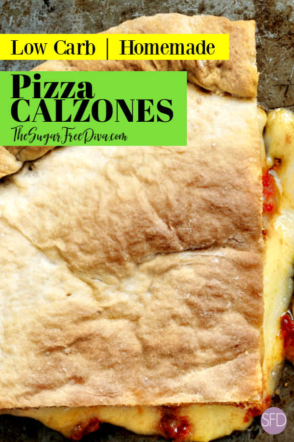 Low Carb Pizza Calzones