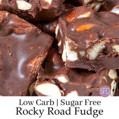 Sugar Free Rocky Road Fudge