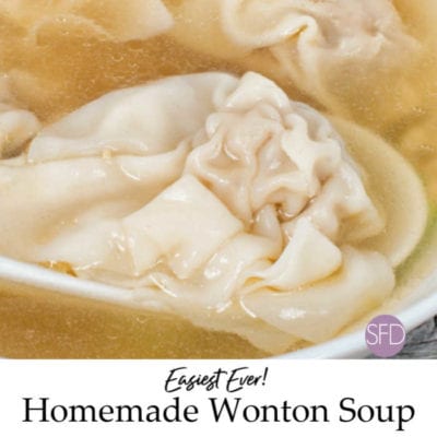 Easiest Homemade Wonton Soup